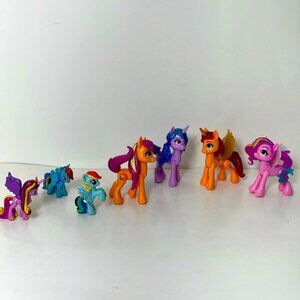 My little pony mini figurines 7 bundle lot